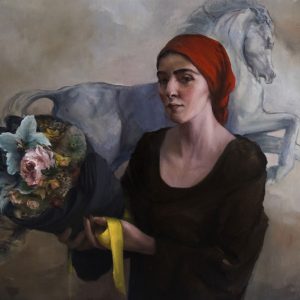 Girl With A Bouquet